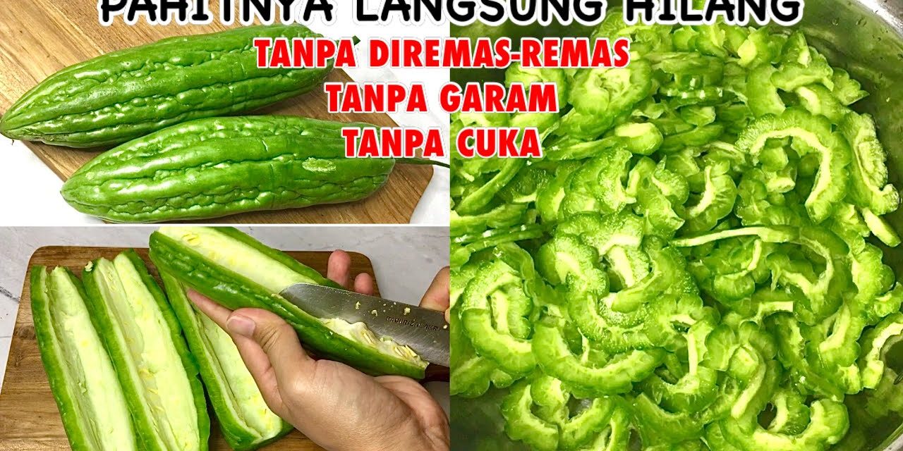 6 Resep Pare Praktis, Sehat, Dan Tentunya Anti Pahit