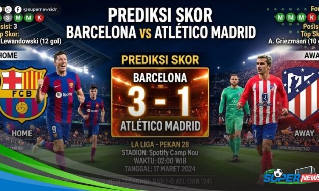 Analisis Taktik Dan Perkiraan Skor: Barcelona Vs Atletico Madrid
