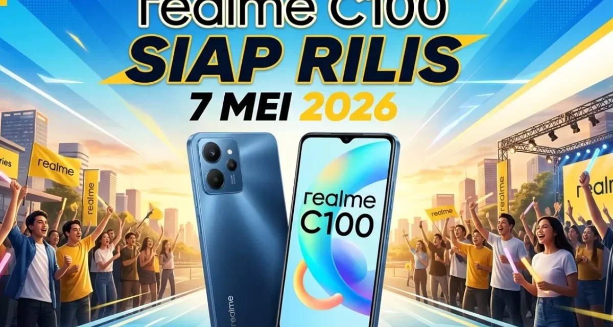 Realme C100 Resmi Hadir Dengan Baterai 8.000 Mah Super Awet