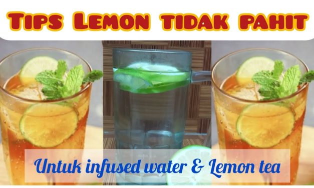 Rahasia Infused Water Lemon Tetap Segar Tanpa Rasa Pahit