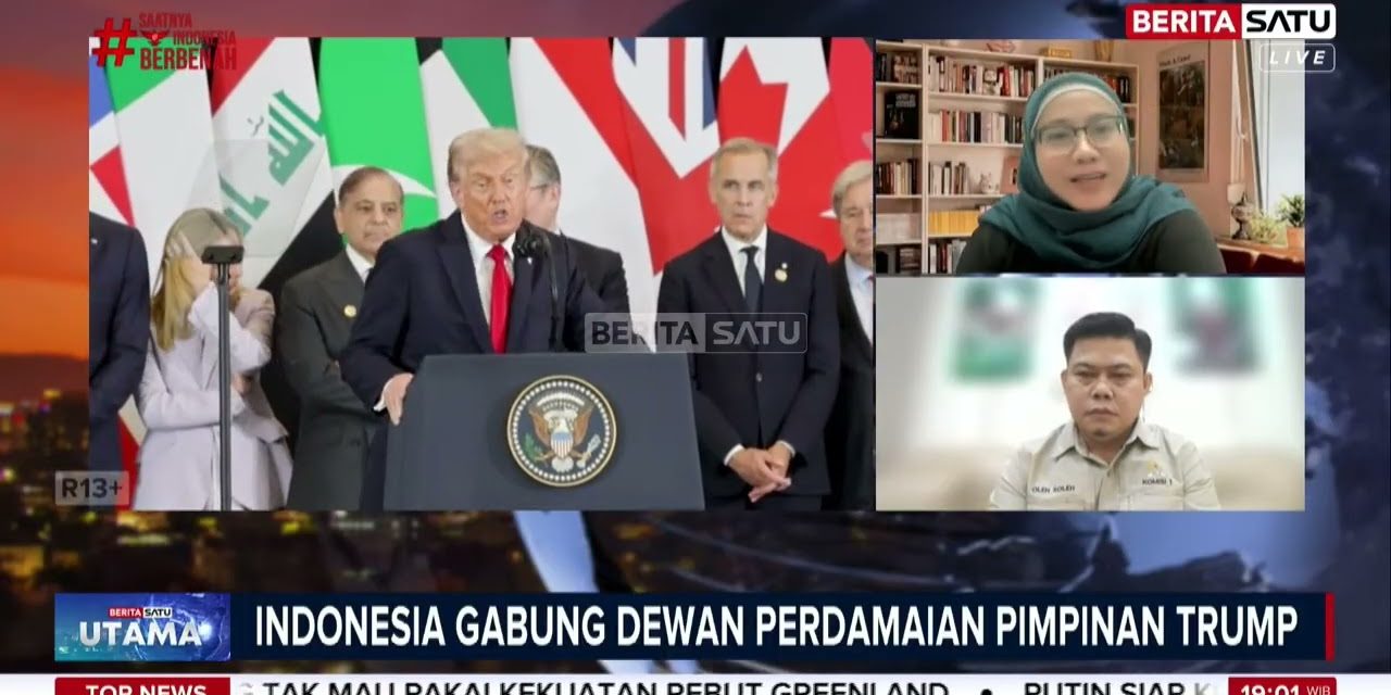 Indonesia Ikut Iuran Dewan Trump, Komisi I Bereaksi
