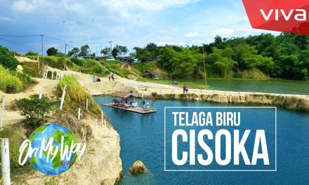Telaga Biru Cisoka, Danau Bekas Tambang Air Biru Menawan