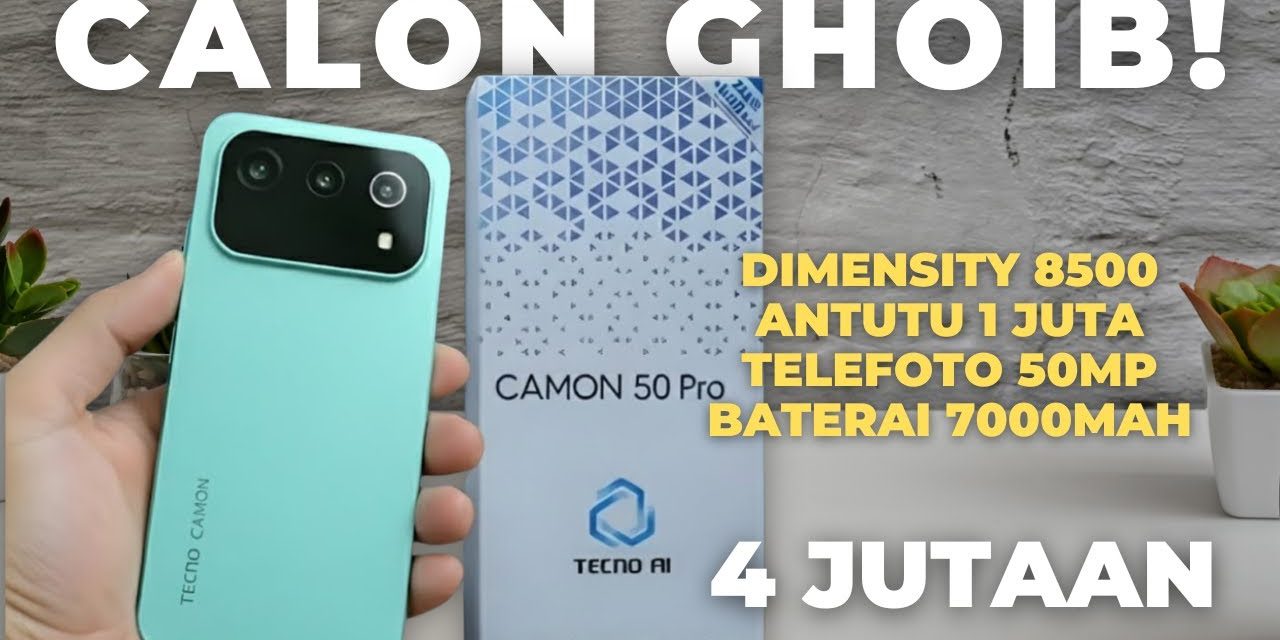 Tecno Camon 50 Pro 5G: Merekam Momen Dengan Kecepatan 5G