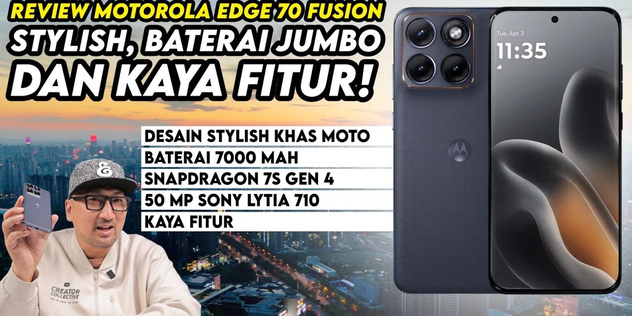 Motorola Edge 70 Fusion: Ponsel Dengan Layar Super Terang