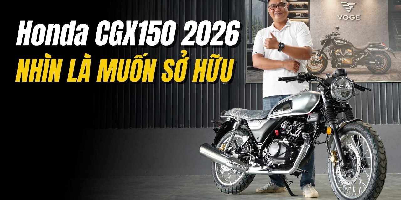 Honda CGX150 2026 Hadir Bawa Gaya Klasik! Bikin Penasaran